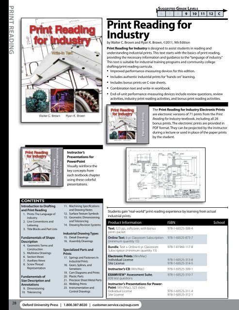 G-W Tech and Trades Catalogue. - Oxford University Press