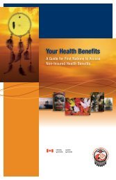 NIHB Handbook (PDF) - First Nations Health Directors Association