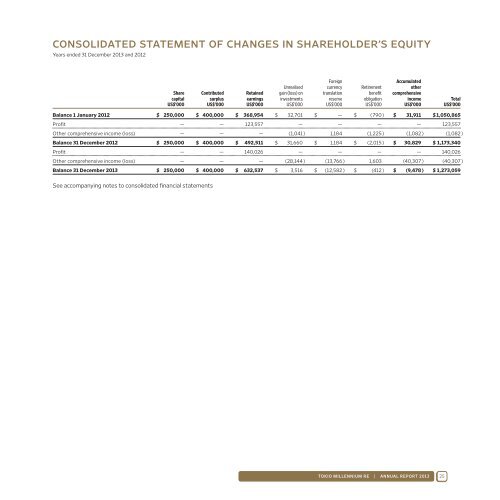 ANNUAL REPORT 2013