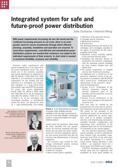 Integrated system for safe and future-proof power distribution - Moeller