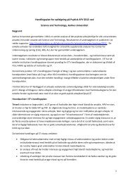 Handlingsplan for opfølgning på Psykisk APV 2012 ved Science and ...