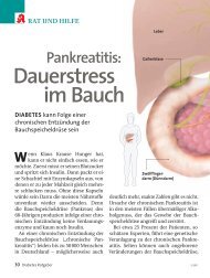 Pankreatitis: Dauerstress im Bauch - TEB e.V.