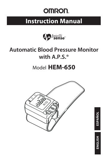 Instruction Manual Model HEM-650