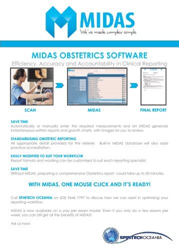 to download a MIDAS Obstetrics Flyer - Spintech Oceania Pty Ltd