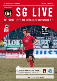 SG LIVE / DIE STADION GAZETTE DER SG SONNENHOF GROSSASPACH E.V.