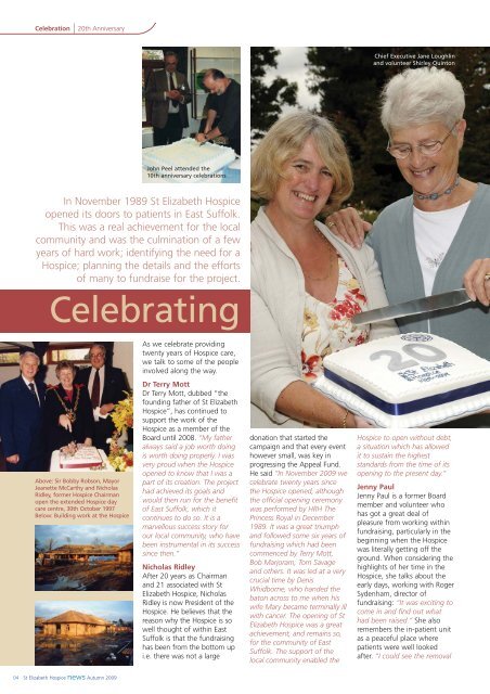 StElizHospiceNews issue2 2009 FINAL_PJ - St Elizabeth Hospice