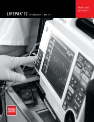 LIFEPAK 12 defibrillator/monitor Brochure - Physio Control
