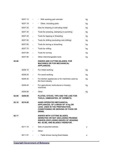 CAP 50-03 Customs and Excise Duty Act - BURS