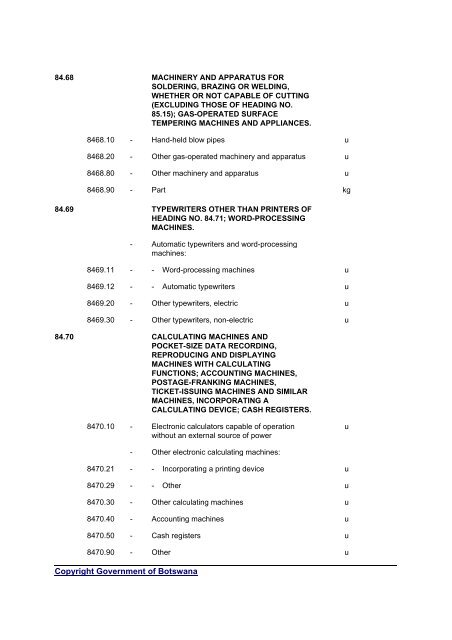 CAP 50-03 Customs and Excise Duty Act - BURS