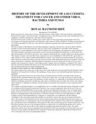 SEE:Rife BX Cancer Research Document - TrueRife Instruments