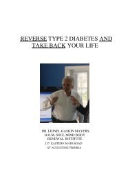 REVERSE TYPE 2 DIABETES AND TAKE BACK YOUR LIFE