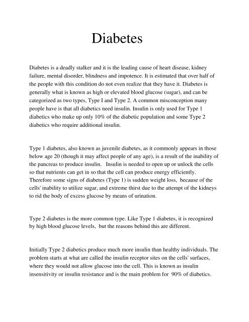 REVERSE TYPE 2 DIABETES AND TAKE BACK YOUR LIFE
