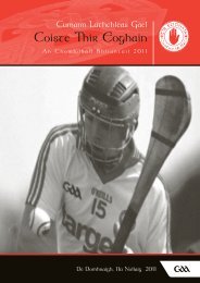 Coiste Thir Eoghain Annual Report Book 2011 - Tyrone GAA | Tir ...