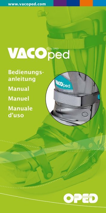 Bedienungs- anleitung Manual Manuel Manuale d'uso - VACOped