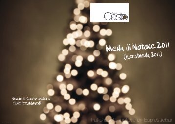Menu di Natale 2011 - Gusto di Casto