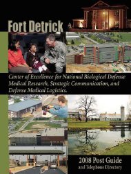 future of fort detrick - DCMilitary.com