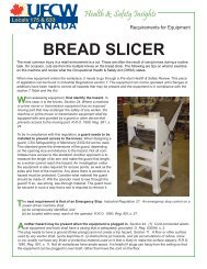 BREAD SLICER - UFCW 175 & 633