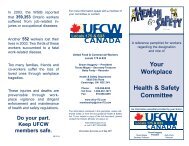 JHSC Committees - UFCW 175 & 633