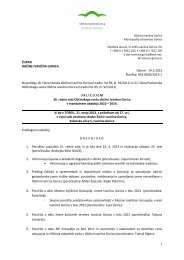 Vabilo na 26. sejo ObÄinskega sveta - ObÄina IvanÄna Gorica