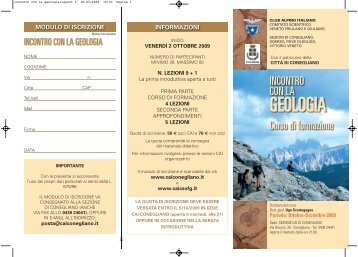 incontro con la geologia:Layout 1 - Cai Conegliano