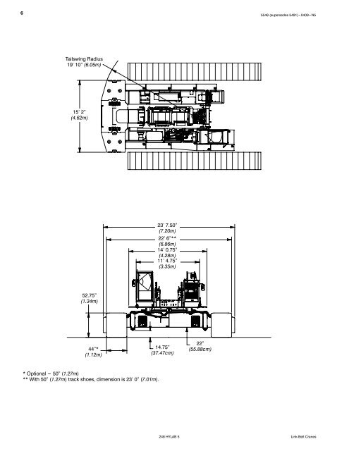 Technical Data - Link-Belt Construction Equipment