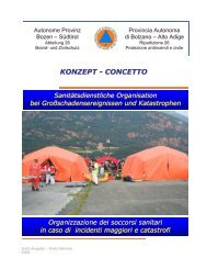 Triage - Landesverband der Freiwilligen Feuerwehren - Südtirol