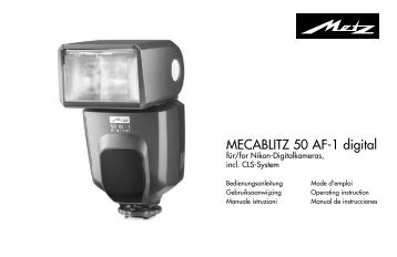 MECABLITZ 50 AF-1 digital - Materiel.net