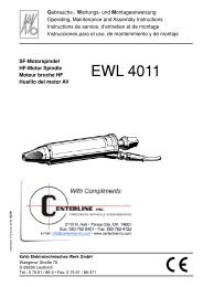 S1 Spindel 4011 - Centerline Inc