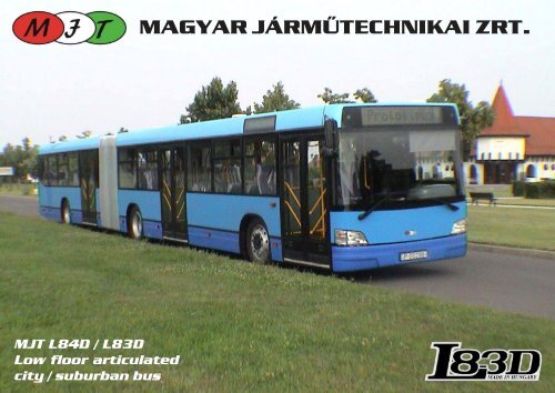 Bus/MJT L83-01D - Magyar JÃ¡rmÅ±technikai Zrt.