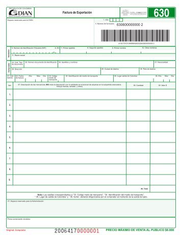 Factura de ExportaciÃ³n - Legis Comex