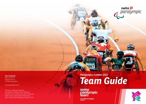 Team Guide - Swiss paralympic committee