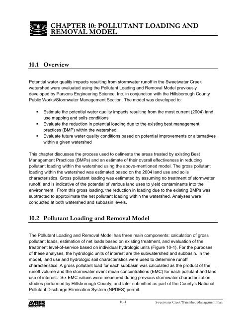 Sweetwater Creek Watershed Mgmt. Plan 2007 Update--Part 2