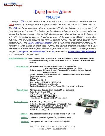 Voltage Interface Unit - comPPage