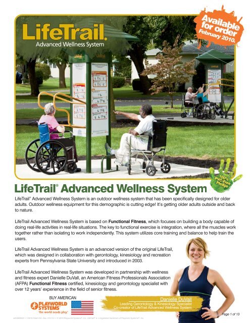 LifeTrail® Advanced Wellness System - Rex Playground Equipment