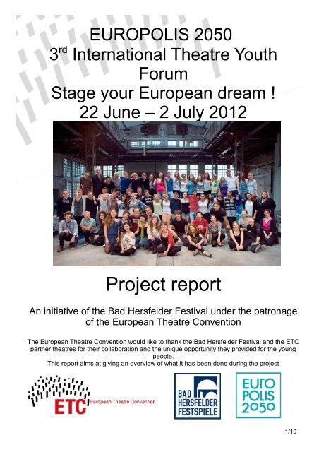 to download it - European Theatre Convention