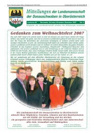 Mitteilungen 2007-03.pdf - Donauschwaben in OberÃ¶sterreich
