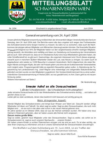 Mitteilungsblatt 2004-2.pdf - Donauschwaben