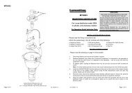 MTK 003 Installation Instructions - Newtronic