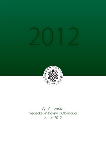 VKOL VZ 2012 - VÄdeckÃ¡ knihovna v Olomouci