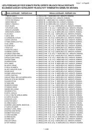 lista persoanelor fizice somate pentru diferite obligaÅ£ii fiscale ...