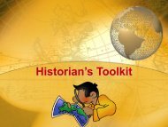 Historian's Toolkit - Red Hook Central School District