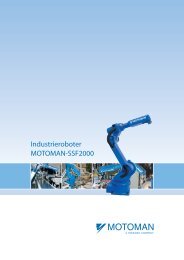 Industrieroboter MOTOMAN-SSF2000 - Bender Automation