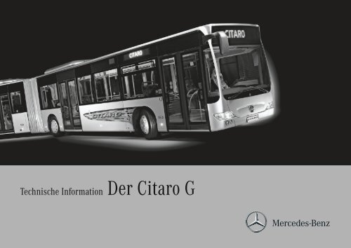 Technische Information Der Citaro G
