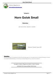 Horn Golok Small - Old Jimbo's Site