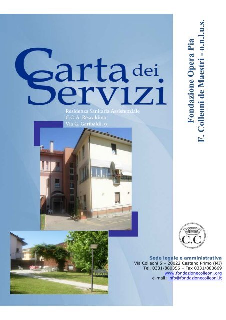 Carta dei Servizi Rescaldina 2013 DEFINITIVAok - sanitari e socio ...