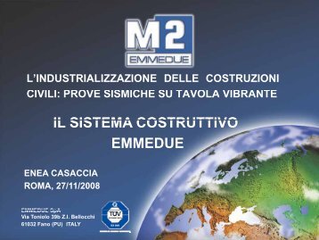 IL SISTEMA COSTRUTTIVO EMMEDUE - Enea