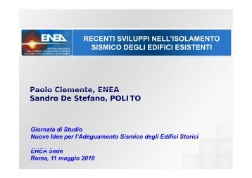 Paolo Clemente, ENEA