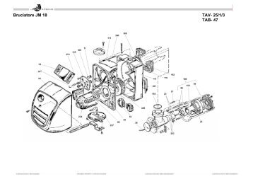 Bruciatore JM 18 TAV- 25/1/3 TAB- 47 - Joannes