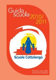 agenda cottolengo2010-11.indd - Scuola paritaria SGB Cottolengo