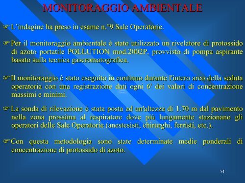 II rischio chimico e la prevenzione per gli operatori sanitari